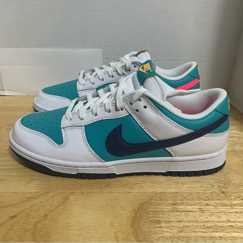 Nike Dunk Low Retro Dusty Cactus Thunder Blue‎ HF4850-345 Men's Multi Size 9.5